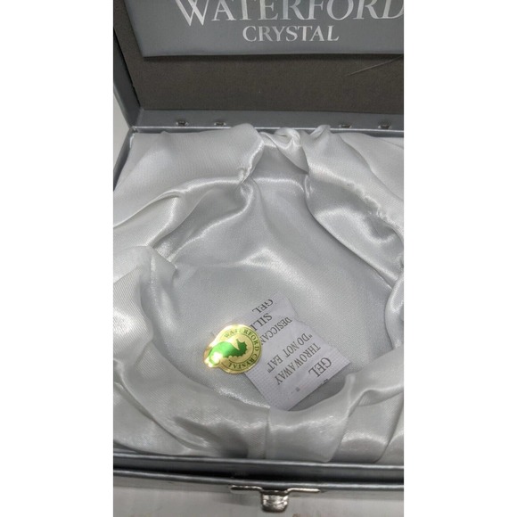 Waterford 2018 Snowflake Wishes Aqua Ornament New - Picture 9 of 12